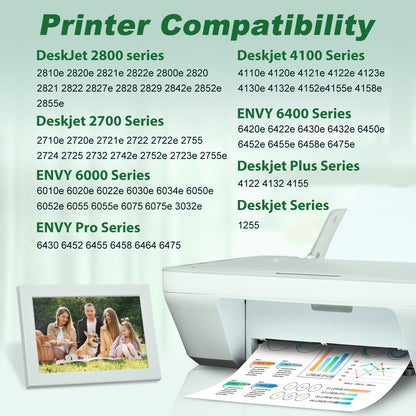 MYTONER 67XL HP Printer Ink Replacement for HP Ink 67 Work with 6055e 2800e