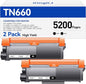 TN660 Black Toner Cartridge 2-Pack Replacement Compatible for Brother TN-660 660 Toner HL-L2380DW HL-L2320D HL-L2340DW DCP-L2540DW MFC-L2700DW MFC-L2720DW HL-L2300D HL-L2360DW DCP-L2520DW Printer Ink