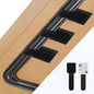 50 PCS Hook and Loop Cable Ties, Under Desk Cable Management, Self Adhesive Cable Tidy Clips Straps, Sticky-Back Cord Organizer, Wire Organizer for TV PC Laptop Ethernet Desktop, Black