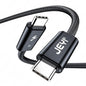 JEYI Thunderbolt 5 Cable 1m/3.3ft 80Gbps,120Gbps Bandwidth 16K/Dual8K,Multi-Screen Display,240W Fast Charging TB5,USB4/3/2,for iPhone 15/16,MacBook Pro/MacBook Air M3/iMac,Dell XPS 13/15(5-Certified)