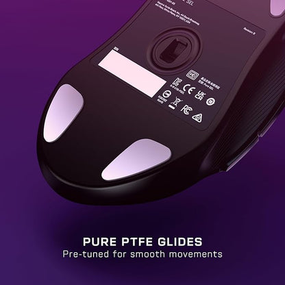 Turtle Beach Pure SEL - Ultra-Light Ergonomic RGB Gaming Mouse, 8K DPI Optical Sensor, Mechanical Switches, Pretension System, Pure PTFE Glides, RGB Illumination – Black