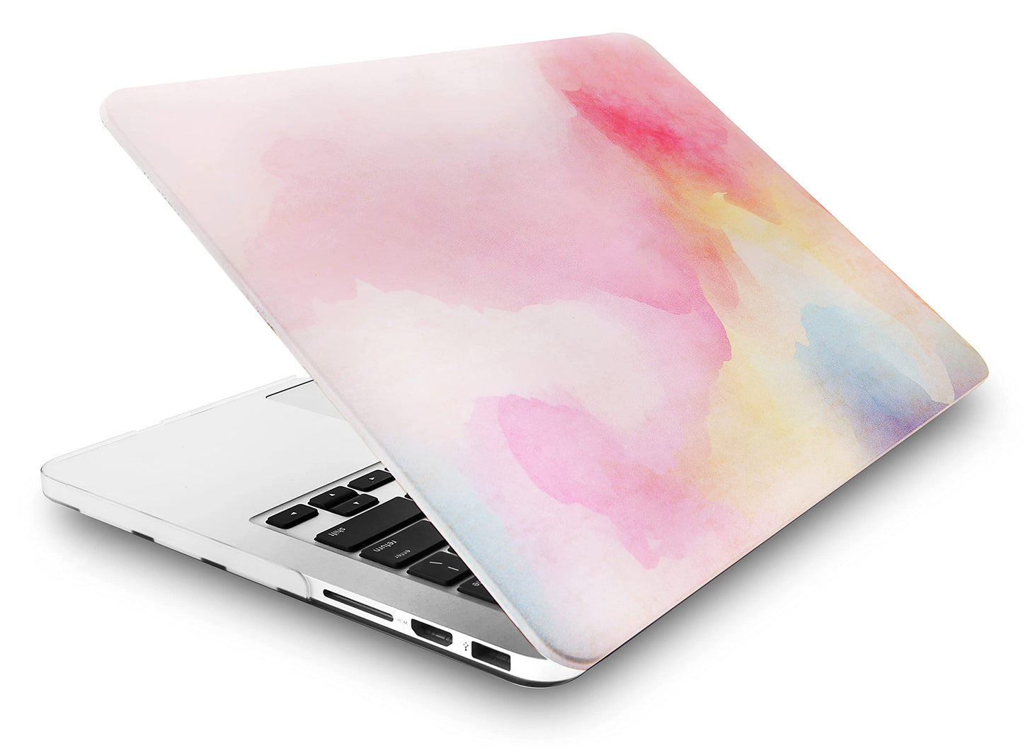 KECC Ultra Thin Case for MacBook Pro 13 inch 2026 2025-2016 Release M2 M1 Chip, Lightweight Plastic Hard Shell for MacBook Pro 13” + Keyboard Cover + Sleeve, Pink Mist