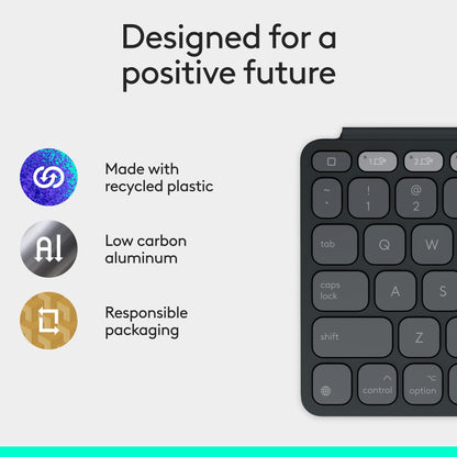 Logitech Keys-to-GO 2 Portable Wireless Keyboard - Graphite