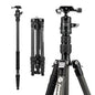 Fotopro X-GO Max 68" Carbon Fiber Camera Tripod, Professional Heavy Duty Camera Tripod with Ball Head, Detachable Monopod, Dia.28mm Leg, Load up to 26.46lbs, Weights only 3.3lb, for DSLR