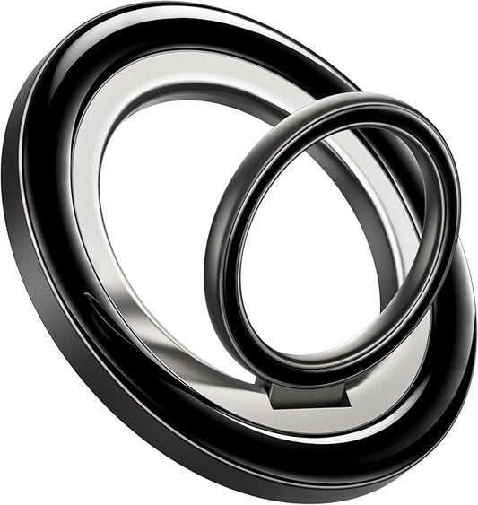 Lamicall Magnetic Phone Ring Grip for MagSafe - [4.4lbs Ultra Magnet] Finger Holder, Father's Day for Father, 360° Metal Gear Hinge Ring Stand for iPhone 16 15 14 Pro Max, Mag Safe Accessories