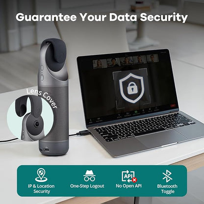 KanDao Meeting Pro - 360 Video Conference Camera, 4-in-One AI Smart Tracking Video Conferencing System, Works on Microsoft Teams, Zoom, Google Meet, Skype etc, Hybrid Meeting Room Zooming Camera