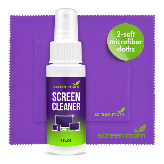 Screen Mom Screen Cleaner Spray 2oz Bottle for TV, Car, Laptop & Computer