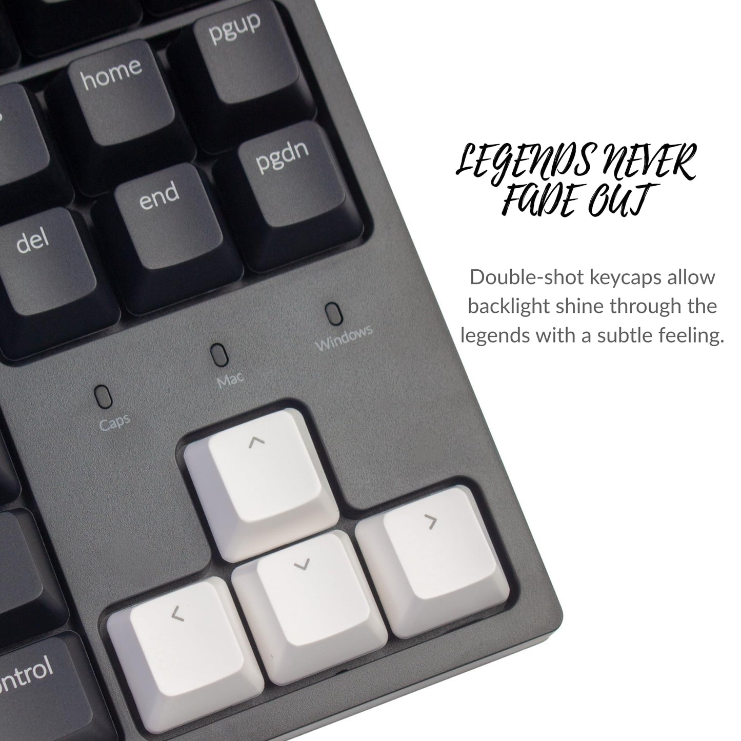 Keychron C1 Wired Mechanical Keyboard TKL, RGB Backlit with Double-Shot ABS Keycaps, 87 Keys Hot-Swappable Pre-lubed Tactile Switch Compatible with Mac Windows