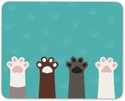 TuMeimei Non-Slip Rubber Cute Animal Hands Mouse Pad