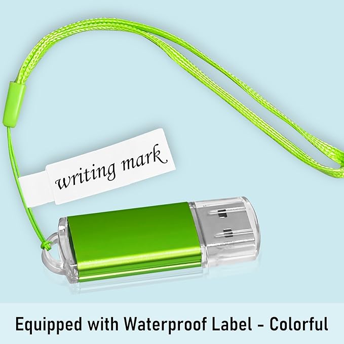 8GB USB Flash Drive 20 Pack Nicepicten Bulk USB 2.0 Thumb Drives 20Pack Metal Jump Zip Drive Memory Stick Pendrive Memoria USB 8 GB with 20PCS Lanyard Label - Green 20 X 8GB Flash Drives Bulk