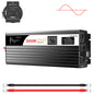 Xijia 3000W Pure Sine Wave Inverter 12V DC to 120V AC Converter for Home, RV, Truck, Off-Grid Solar Power 110V with Smart Bluetooth App Remote Control