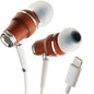 Symphonized Premium Wooden Wired Earbuds with Microphone (Lightning)