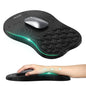 TECKNET Ergonomic Mouse Pad with Wrist Rest,Soft Comfortable Massage Design