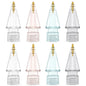 NIUTRENDZ 4 Pack Replacement Tips for Apple Pencil 2nd Generation and 1st Generation Fine Point Metal Tip, Wear-Resistant & Precise Control (Clear, Pink, Blue and Grey, 1.05mm + 1.95mm)