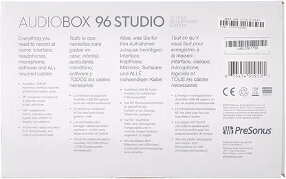 PreSonus AudioBox USB 96 Studio with Studio One Pro Software