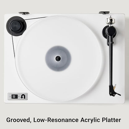 U-Turn Audio - Orbit Plus (Gen 2) Turntable with Built-in Preamp, White