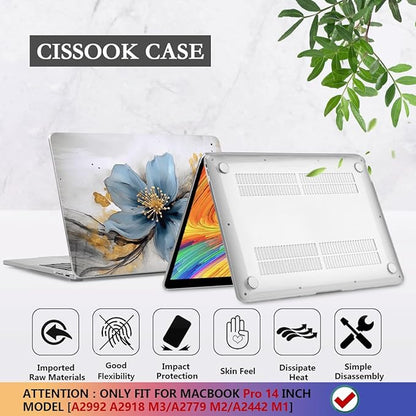 CISSOOK Compatible with MacBook Pro 14 inch Case 2026 2025 2024 2023 2022