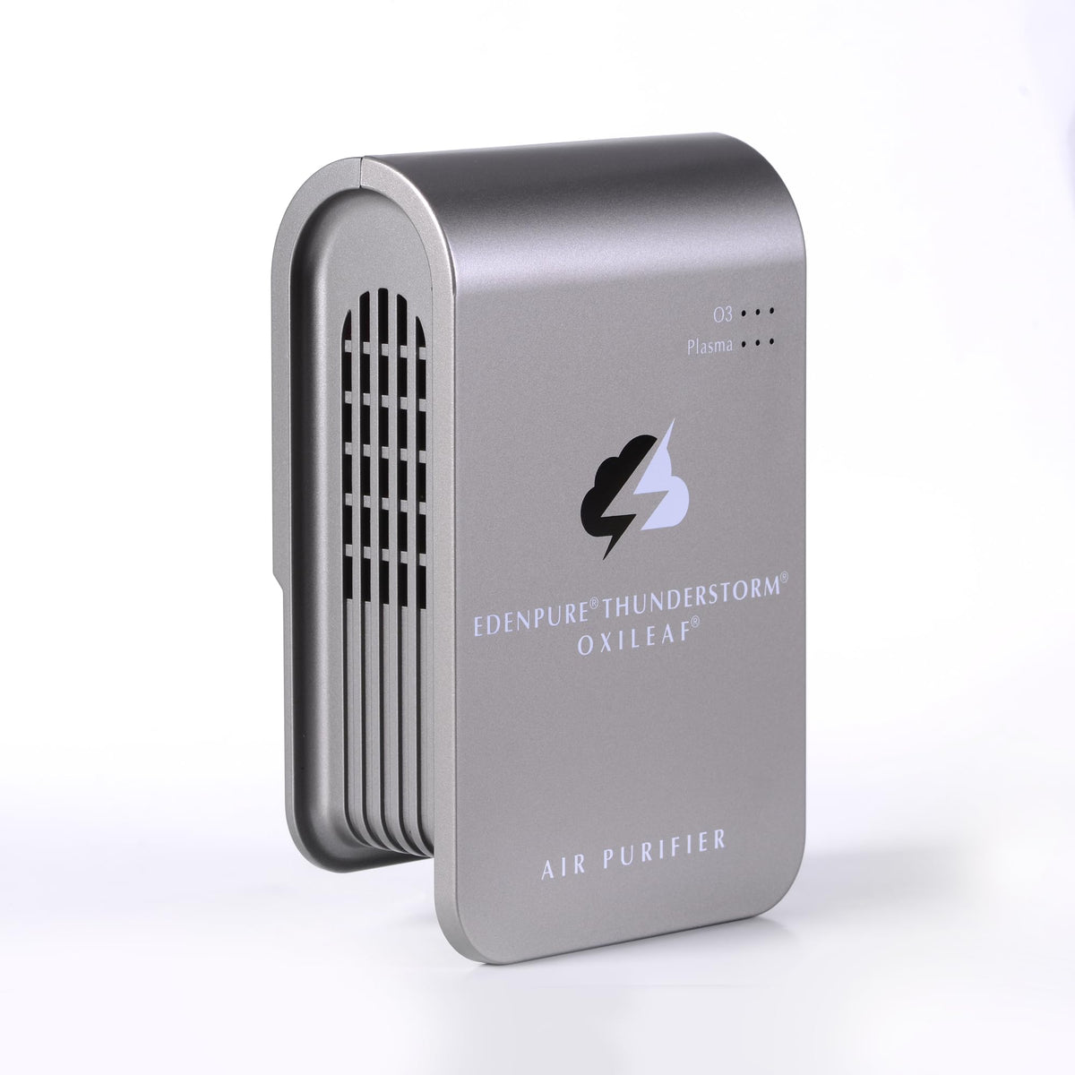 EdenPURE® Thunderstorm® Oxileaf® III Air Purifier Odor Remover with Plasma and Ozone Settings, Small, Grey