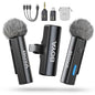 BOYA BOYALINK 2 Wireless Lavalier Microphone for iPhone/Camera/Android/PC