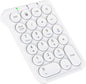 iClever Number Pad, KP08 Bluetooth Number Pad, Ultra Slim and Lightweight, USB-C Charge, Number Pad for Laptop, iPad, Mac, iMac, Tablet, PC Desktop