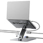 BENFEI Laptop Stand with USB C 6in1 Docking Station, HDMI 4K@60Hz,Gigabit Ethernet, 100W Power Delivery, 10Gbps 1*USB C 3.2 and 2*USB A 3.2 Compatible with MacBook Pro/Air, iPad Pro, XPS, Thinkpad