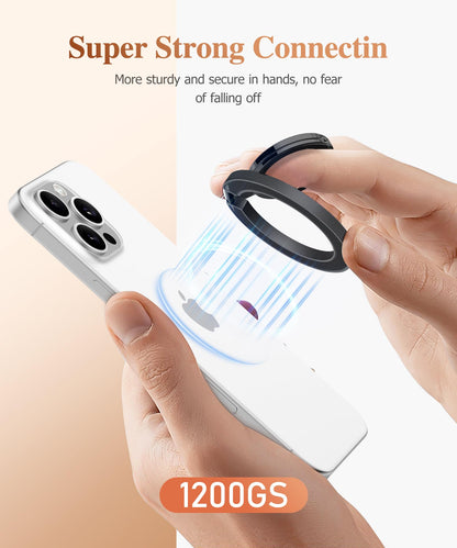 GVIEWIN Magnetic Phone Ring Holder, Compatible with MagSafe Phone Grip