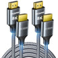 ARISKEEN 8K HDMI Cable 13 FT, 48Gbps High Speed HDMI 2.1 Cable, 8K 60Hz, 4K 120Hz 144Hz Braided HDMI Cord - 13 Feet