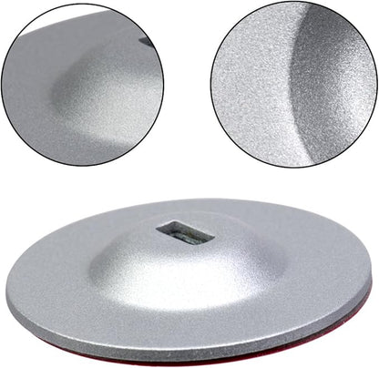 I3C Anchor Plate Adhesive Security Plate, Laptop Lock Plate with Slot, Universal Lock Plate for Laptop, Monitor, Smart Phone,Tablet, Other Electronic Products (Silver 4 Pack)