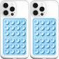 Anteel MAX Silicone Suction Phone Case Adhesive Mount, Upgraded Super Strong Grip, Durable, Easy to Use, Hands-Free Sticky Phone Holder for Selfies, Tiktok Videos, 2.56"x3.94" (LBL&LBL)