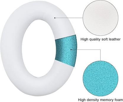 Replacement Ear Pads for Bose QuietComfort 35 35 II 15 25(qc 35 25 15/QC35 ii), Headphone Ear Covers, High Density Memory Cotton, Soft Leather, Adaptive Noise Isolation Headphones Pads Cushions