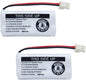 2.4V Ni-MH BT162342 BT262342 Battery for BT183342 BT283342 BT166342 BT266342 VTech CS6114 CS6419 CS6719 AT&T EL52300 CL80111 Cordless Phone (2 Pack)