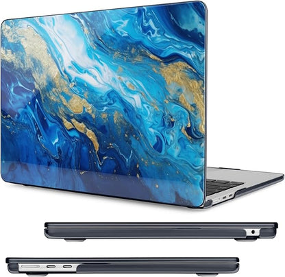 Compatible with MacBook Air 15 inch Case, M4 A3241/M3 A3114/M2 A2941 (Released 2025 to 2023), Hard Shell, Keyboard Cover, Screen Protector, Webcam Cover & Type-C Adapter, Oceans