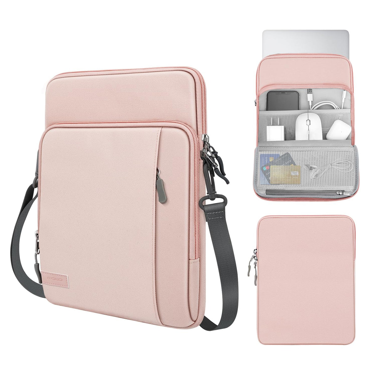 MoKo 13.3-14 Inch Laptop Sleeve Bag Carrying Case with Accessory Pocket