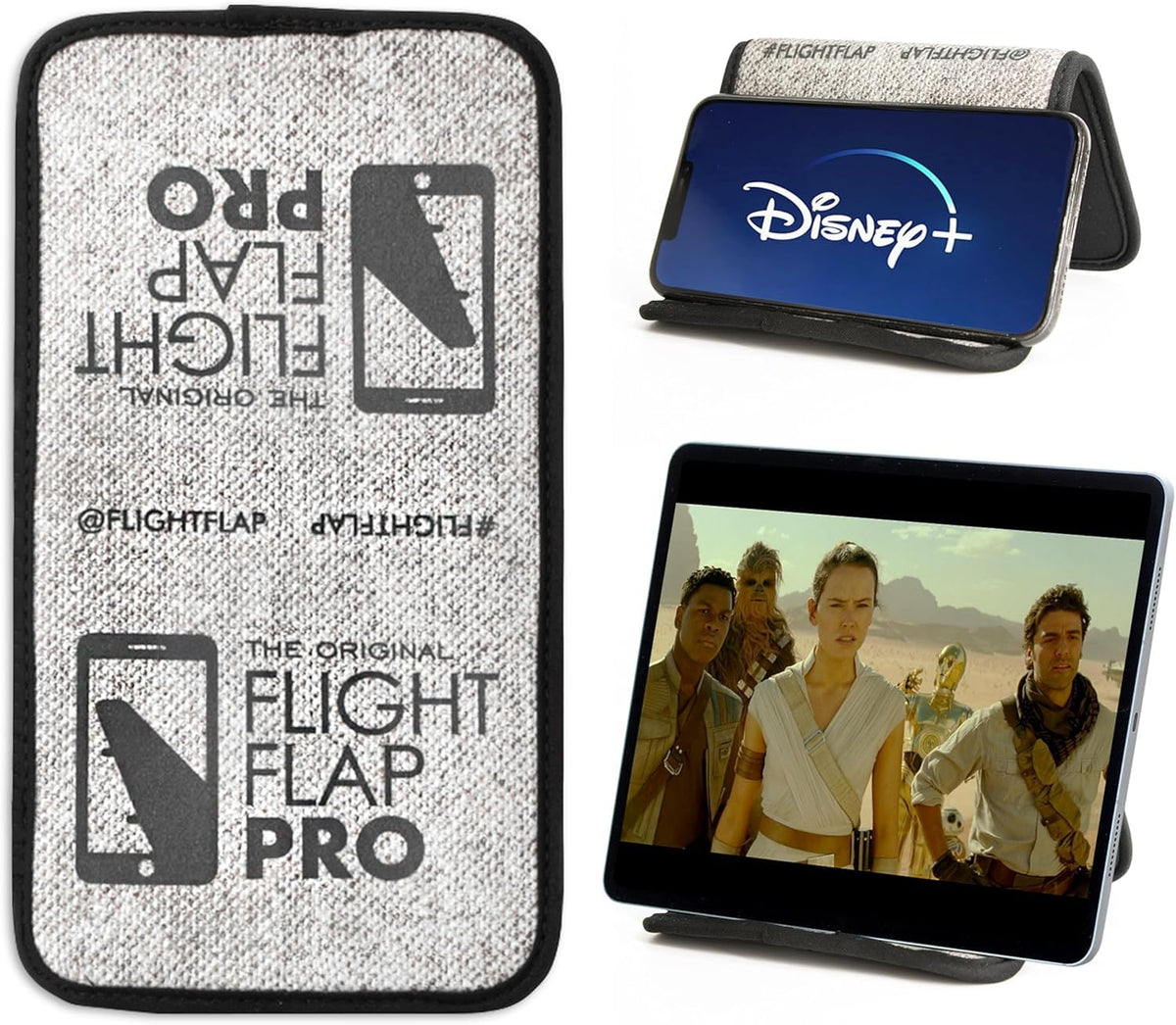 Flight Flap Airplane Phone Holder - Foldable Phone Stand for Plane Travel