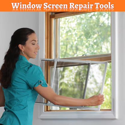 6 in 1 Screen Repair & Replacement Kit, Window Screen Roller Tool Set