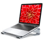 Laptop Stand for Desk, MacBook Stand SOQOOL Sturdy Laptop Riser, Ventilated Ergonomic Aluminum Laptop Holder Compatible with 12 13 15.6 17 Inch MacBook Pro Air/HP/Dell, Work Cooling Computer Stand