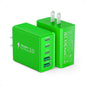 [2‑Pack] 60W 5‑Port Multiport USB‑C Wall Charger, PD3.0 Fast Charging Block