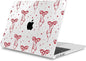 Mektron for 2025 M4 MacBook Air 13.6 Inch A3240 Case Fits 2023 A2681 M2 2024 A3113 M3 Chip with Liquid Retina Display Touch ID, Printed Plastic Hard Shell Cover for MacBook Air 13.6", Layer Bows