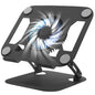 SHUWEI Laptop Stand with Fan, Height/Angle Adj fits 16" Laptop, Black