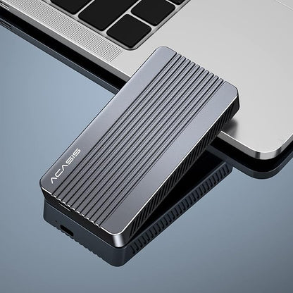 ACASIS 40Gbps M.2 NVMe SSD Enclosure, TBU405 for M1 M2 Pro/Max, Compatible with Thunderbolt 4/3/USB3.2/3.1/3.0/2.0, M.2 Enclosure Support SSD 2280/2260/2242/2230 B+M M-Key