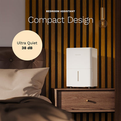 hOmeLabs Dehumidifier 1,800 Sq Ft 8 Pint (MAX 24 Pint at 95°F, 90% RH)