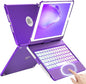 Keyboard Case for iPad 10.2 9th/8th/7th Gen - 360 Rotatable Protective Cover With Touch Keyboard, Pencil Holder for iPad 9/8/7 Generation