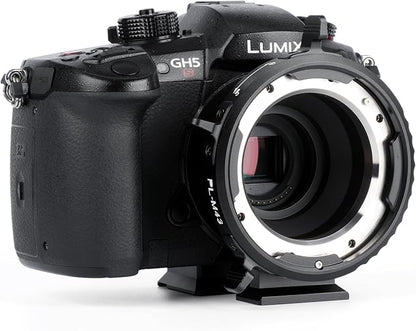 VILTROX PL-M43 Lens Mount Adapter Manual Focus Lens Converter with Rotary Lock Compatible with PL Lens to M43 Series Mount Cameras Panasonic GH5,G1,GH1,GH4/Olympus EP1,EP2,EM1,EM