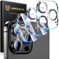 UniqueMe for iPhone 13 6.1"/13 Mini 5.4" Camera Lens Protector-Black Circle