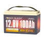 Power Queen 12V 100Ah LiFePO4 Lithium Battery, Group 24 for RV Trailer