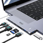 USB C Adapter HDMI Hub for MacBook Pro/Air M1 M2 M3 2024 2023 13" 15" 16",Mac USB Adapter 7-in-2, MacBook Accessories with HDMI,Thunderbolt 3, USB C and 2 A 3.0 Data Ports, SD&microSD Card Reader