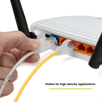 TRUECABLE Cat6 Component Rated Patch Cable, Unshielded (U/UTP), 3ft, Yellow, 28AWG Stranded Pure Copper, Snagless 10G High-Speed Ethernet Cable, PoE++ 4PPoE 100W, UL Listed, RoHS-3, 1 Pack
