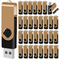 16GB 50-Pack USB Flash Drives Bulk EASTBULL USB 2.0 Thumb Drive,Gold