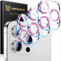 UniqueMe for iPhone 13 6.1"/13 Mini 5.4" Camera Lens Protector-Black Circle