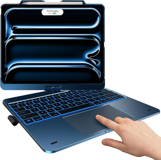 typecase Keyboard Case for iPad 13" & 12.9", Trackpad, 360° Rotating